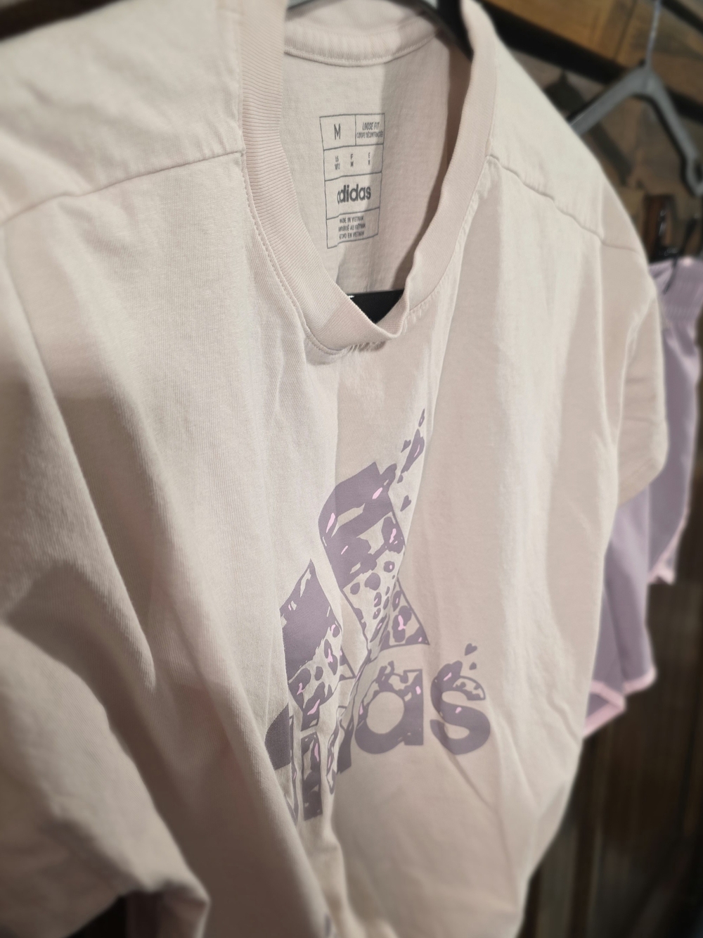 adidas Pink Shirt & Lavender Athletic Shorts - Picture 5 of 7
